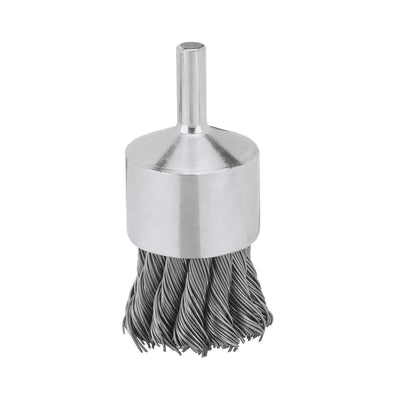 DeWalt High Performance 1 in. Coarse Knotted Wire Wheel Brush Carbon Steel 20000 rpm