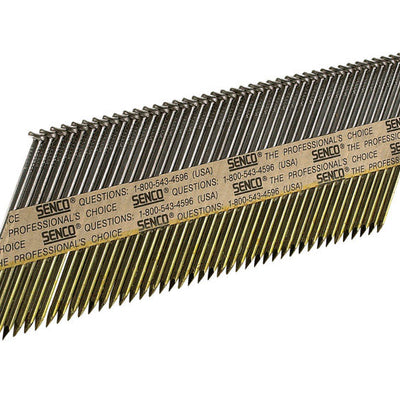 Senco 3 in. L Angled Strip Hot-Dip Galvanized Framing Nails 34 deg 2500 pk