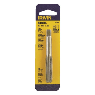Irwin Hanson High Carbon Steel Metric Plug Tap 12 - 1.50 mm