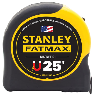 Stanley FatMax 25 ft. L X 1.25 in. W Compact Wide Blade Magnetic Tape Measure