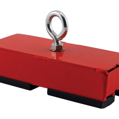 Magnet Source 5 in. L X 2 in. W Red Retrieving Magnet 150 lb. pull