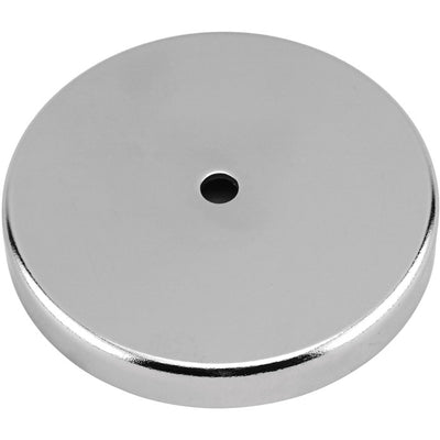 Magnet Source .18 in. L X 1.21 in. W Silver Round Base Magnet 10 lb. pull 2 pc