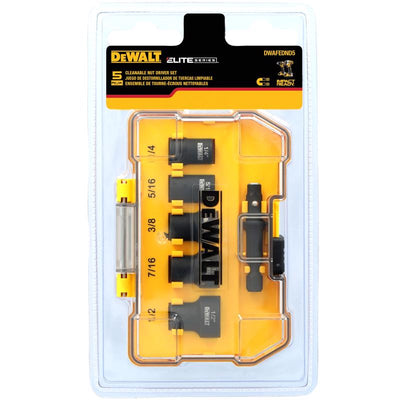 DeWalt Detatchable Nut Driver Set Black Oxide 5 pc