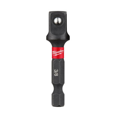 Milwaukee Shockwave Square 3/8 in. X 2 in. L Socket Adapter Steel