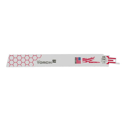 Milwaukee The Torch 9 in. Bi-Metal Demo Reciprocating Saw Blade 18 TPI