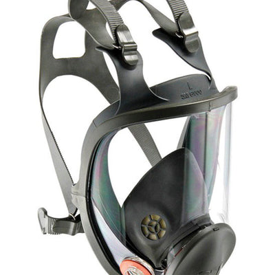 3M Construction Full Face Respirator 6000-Series Gray L