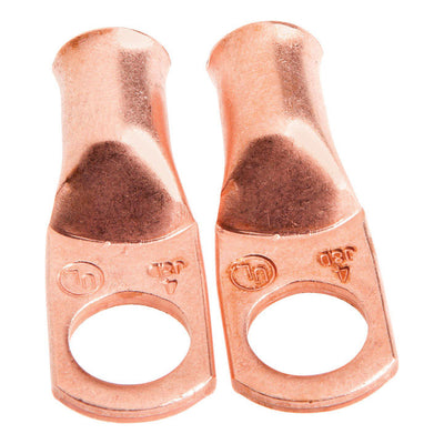 Forney #4 Welding Cable Lug Copper 2 pc