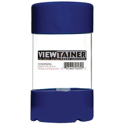 Viewtainer 3 in. W X 5 in. H Slit Top Container Plastic Blue