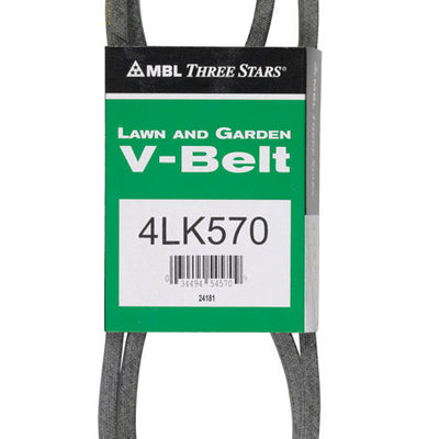 Mitsuboshi Super KB Standard V-Belt 0.5 in. W X 57 in. L For Riding Mowers