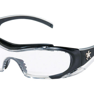 Safety Works Hellion Anti-Fog Safety Glasses Clear Lens Black Frame