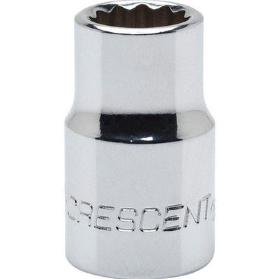 Crescent 17 mm X 3/8 in. drive Metric 12 Point Standard Socket