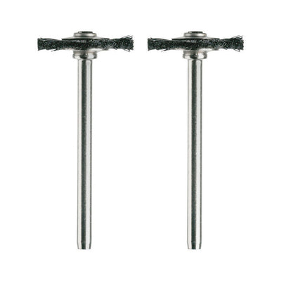 Dremel 3/4 in. X 1-3/4 in. L Nylon Brush 2 pk
