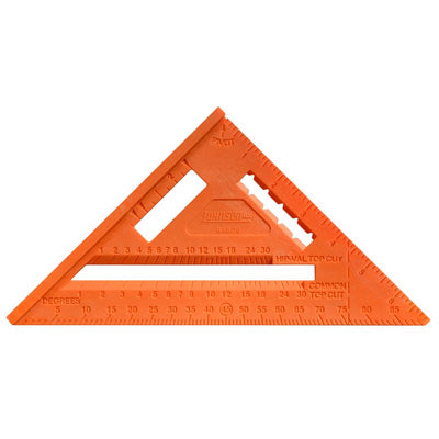 Johnson Structo-Cast 7 in. L X 10 in. H Polystyrene Rafter Square