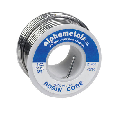 Alpha Fry 8 oz Rosin Core Solder Wire 0.09 in. D Tin/Lead 40/60