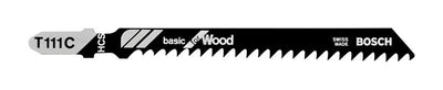 Bosch 4 in. Carbon Steel T-Shank Jig Saw Blade 8 TPI 5 pk