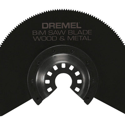 Dremel Multi-Max 3.375 in. X 3 in. L Bi-Metal Half-Moon Drywall Saw Blade