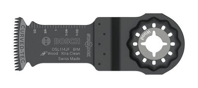 Bosch Starlock 1-1/4 in. X 4 in. L Bi-Metal Plunge Blade 3 pk