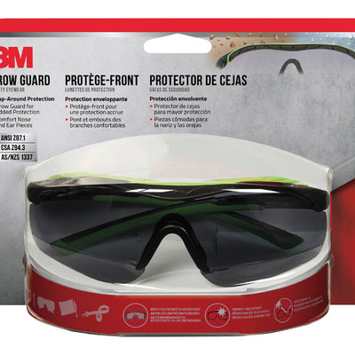 3M Anti-Fog Safety Glasses Gray Lens Black Frame