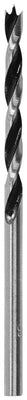 Irwin 1/4 in. X 3-31/32 in. L Steel Brad Point Drill Bit Round Shank