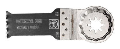 Fein StarlockPlus 1-1/8 in. X 1-1/8 in. L Bi-Metal E-Cut Universal Saw Blade