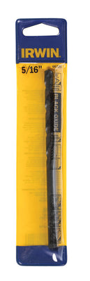 Irwin 5/16 in. X 6 in. L High Speed Steel Split Point Drill Bit Straight Shank