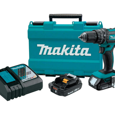 Makita 18V 1/2 in. Brushed Cordless Hammer Drill/Drive Kit (Battery & Charger)