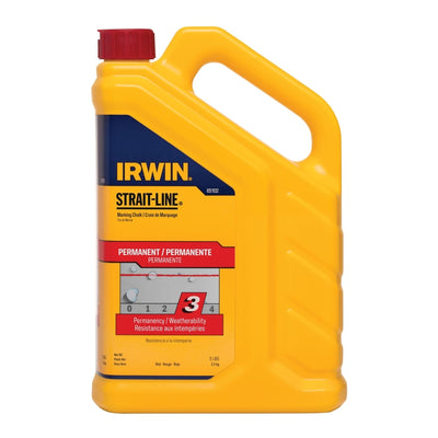 Irwin Strait-Line 5 lb Permanent Marking Chalk Red