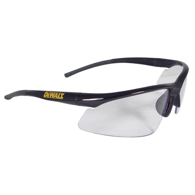 DeWalt Radius Safety Glasses Clear Lens Black Frame