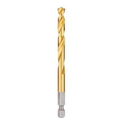 Milwaukee Shockwave 9/32 in. X 4-1/4 in. L Titanium Red Helix Drill Bit Hex Shank