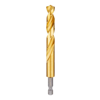 Milwaukee Shockwave 29/64 in. Titanium Red Helix Drill Bit Hex Shank