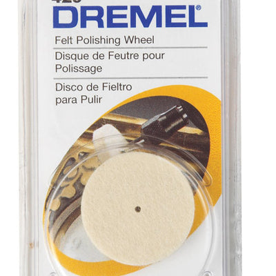 Dremel 1 in. X 1 in. L Felt Cloth Polishing Wheel