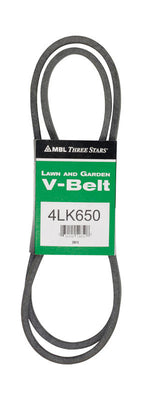 Mitsuboshi Super KB Standard V-Belt 0.5 in. W X 65 in. L For Riding Mowers