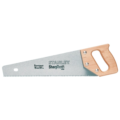 Stanley SharpTooth 15 in. Carbon Steel Specialty Hand Saw 9 TPI
