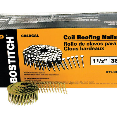 Bostitch 1-1/2 in. L Galvanized Roofing Nails 15 deg 7200 pk