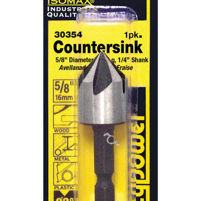 Eazypower Isomax 5/8 in. X 5/8 in. D Tool Steel Countersink Countersink Bit