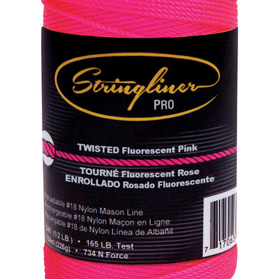 Stringliner 0.5 oz Mason's Line and Reel 540 ft. Pink Twisted
