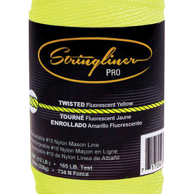 Stringliner 0.5 oz Mason's Line and Reel 540 ft. Yellow Twisted