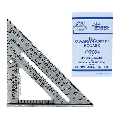 Swanson 7.25 in. L X .875 in. H Aluminum Speed Square