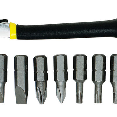 General Multi-Bit Screwdriver Set 9 pc