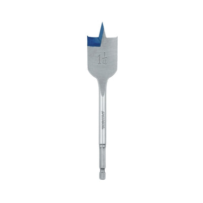 Irwin Speedbor 1-1/4 in. X 6 in. L Carbon Steel Wood Boring Bit Hex Shank