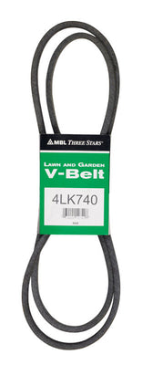 Mitsuboshi Super KB Standard V-Belt 0.5 in. W X 74 in. L For Riding Mowers