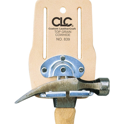 CLC Leather Snap-In Hammer Holder 4.12 in. L X 7.5 in. H Beige