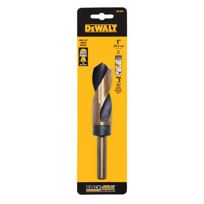 DeWalt Black & Gold 1 in. X 6 in. L Black Oxide Drill Bit Straight Shank