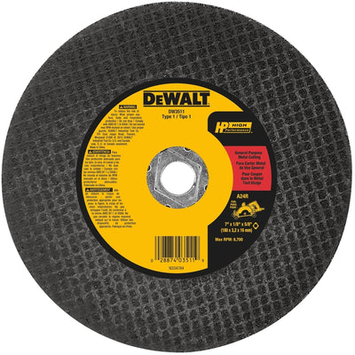 DeWalt High Performance 7 in. D X 5/8 in. Aluminum Oxide Metal Cutting Saw Blade