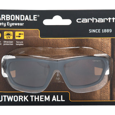 Carhartt Carbondale Anti-Fog Safety Glasses Bronze Lens Black Frame