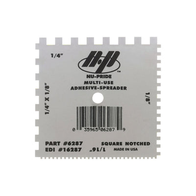 Marshalltown QLT 4 in. W X 4 in. L Plastic Square Notched Spreader