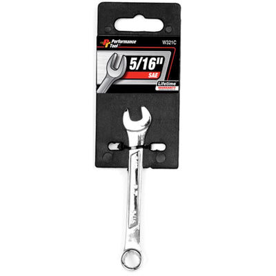 Performance Tool 5/16 in. X 5/16 in. 12 Point SAE Combination Wrench