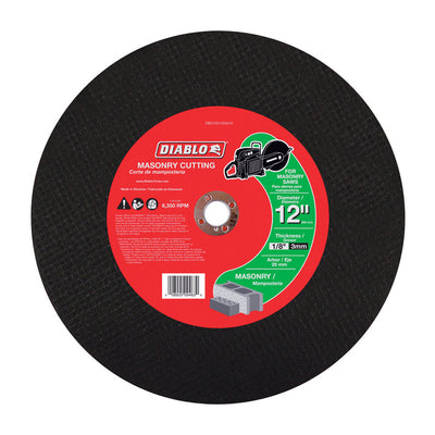 Diablo 12 in. D X 20 mm Silicon Carbide Masonry Cut-Off Disc