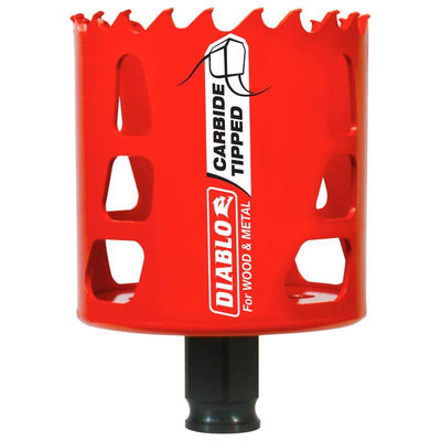 Diablo Snap-Lock Plus 2-1/2 in. Carbide Tipped 2-3/8 in. L X 3/8 in. D Hole Saw