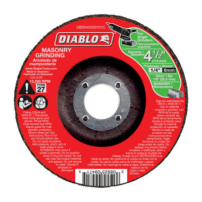 Diablo 4-1/2 in. D X 7/8 in. Silicon Carbide Masonry Circular Cut-Off Disc